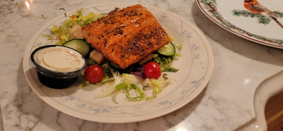 Salmon Ceasar side dressing